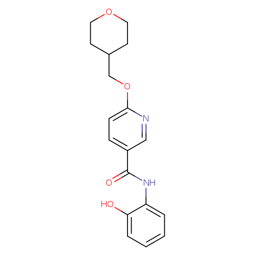 N-(2-hydroxyphenyl)-6-[(oxan-4-yl)methoxy]pyridine-3-carboxamide