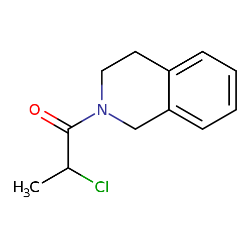 Isoquinoline, 2-(2-chloro-1-oxopropyl)-1,2,3,4-tetrahydro- (9CI)