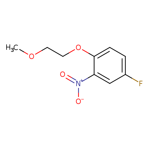 4-Fluoro-1-(2-methoxyethoxy)-2-nitrobenzene