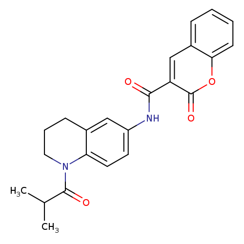 N-[1-(2-methylpropanoyl)-1,2,3,4-tetrahydroquinolin-6-yl]-2-oxo-2H-chromene-3-carboxamide