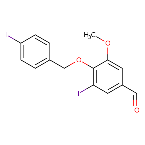 3-iodo-4-[(4-iodobenzyl)oxy]-5-methoxybenzaldehyde
