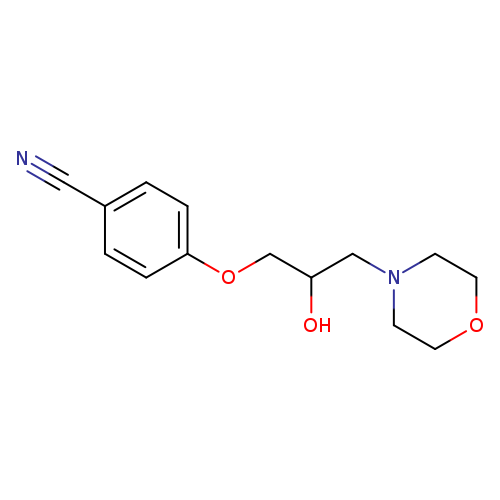 4-[2-hydroxy-3-(morpholin-4-yl)propoxy]benzonitrile