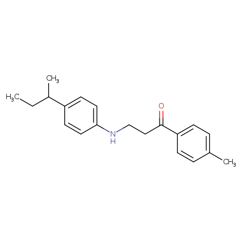 3-{[4-(butan-2-yl)phenyl]amino}-1-(4-methylphenyl)propan-1-one