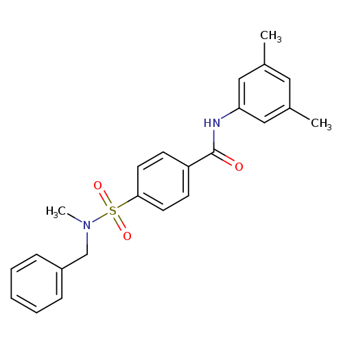 4-[benzyl(methyl)sulfamoyl]-N-(3,5-dimethylphenyl)benzamide