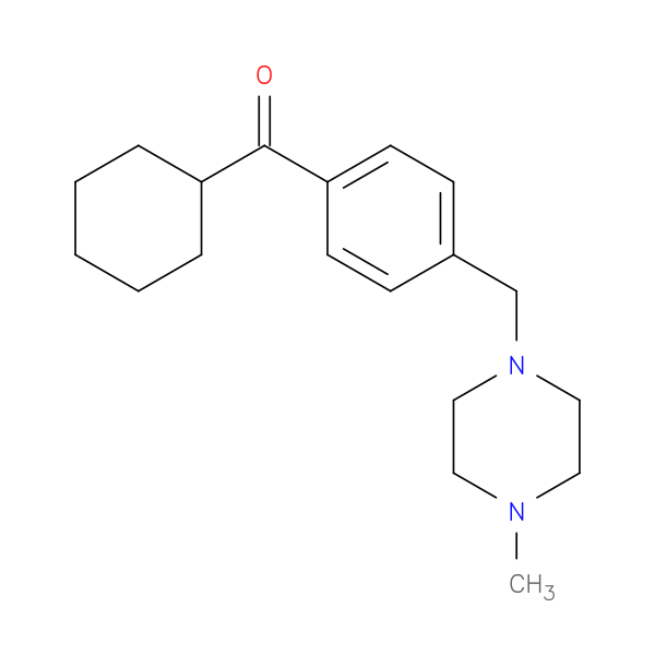 CYCLOHEXYL 4-(4-METHYLPIPERAZINOMETHYL)PHENYL KETONE