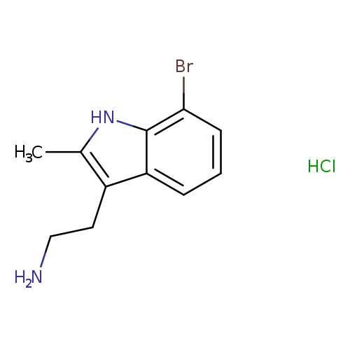 2-(7-Bromo-2-methyl-1h-indol-3-yl)ethanamine, HCl