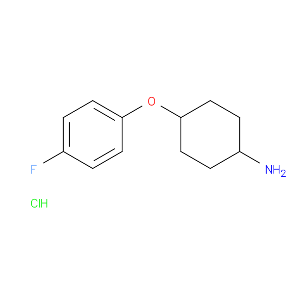 4-(4-fluorophenoxy)cyclohexan-1-amine hydrochloride