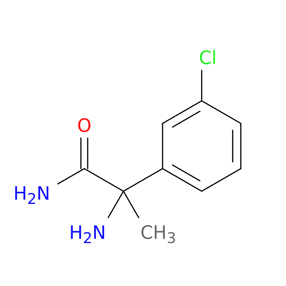 2-amino-2-(3-chlorophenyl)propanamide