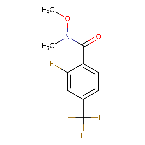 2-Fluoro-n-methoxy-n-methyl-4-(trifluoromethyl)benzamide
