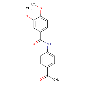 N-(4-Acetylphenyl)-3,4-dimethoxybenzamide