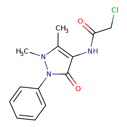 2-Chloro-n-(1,5-dimethyl-3-oxo-2-phenyl-2,3-dihydro-1h-pyrazol-4-yl)acetamide