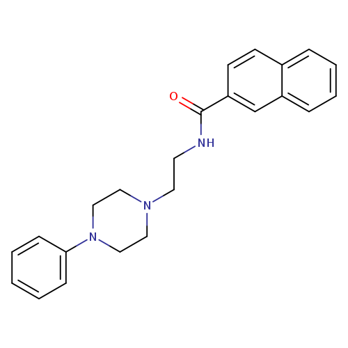 N-[2-(4-phenylpiperazin-1-yl)ethyl]naphthalene-2-carboxamide
