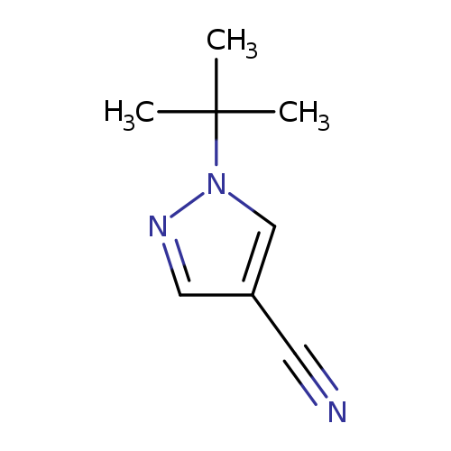 1H-Pyrazole-4-carbonitrile, 1-(1,1-dimethylethyl)-