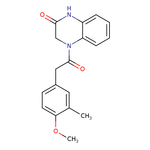4-[2-(4-methoxy-3-methylphenyl)acetyl]-1,2,3,4-tetrahydroquinoxalin-2-one