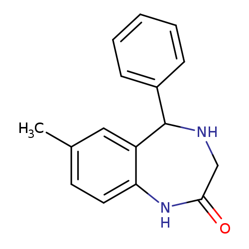 7-METHYL-5-PHENYL-1,3,4,5-TETRAHYDRO-2H-1,4-BENZODIAZEPIN-2-ONE