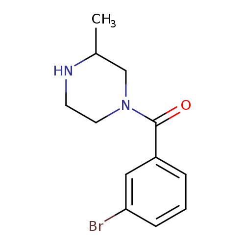 1-(3-bromobenzoyl)-3-methylpiperazine