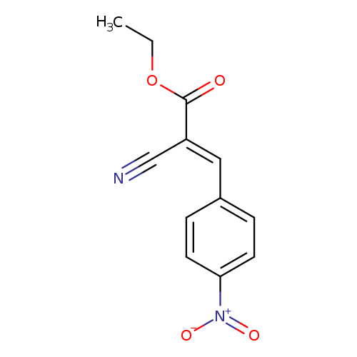 2-Propenoic acid, 2-cyano-3-(4-nitrophenyl)-, ethyl ester, (2E)-