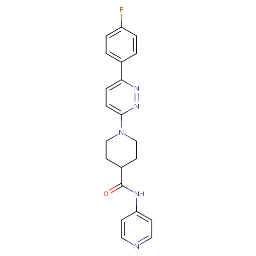 1-[6-(4-fluorophenyl)pyridazin-3-yl]-N-(pyridin-4-yl)piperidine-4-carboxamide