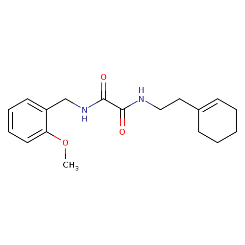N'-[2-(cyclohex-1-en-1-yl)ethyl]-N-[(2-methoxyphenyl)methyl]ethanediamide