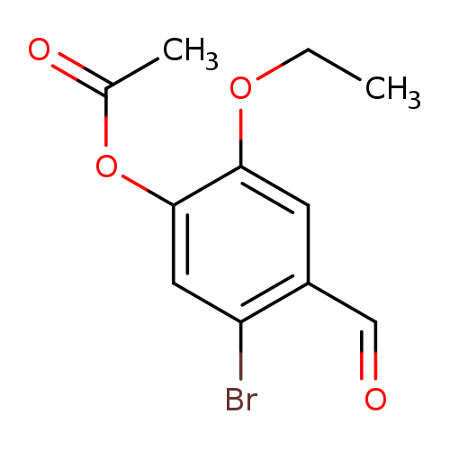 5-Bromo-2-ethoxy-4-formylphenyl acetate