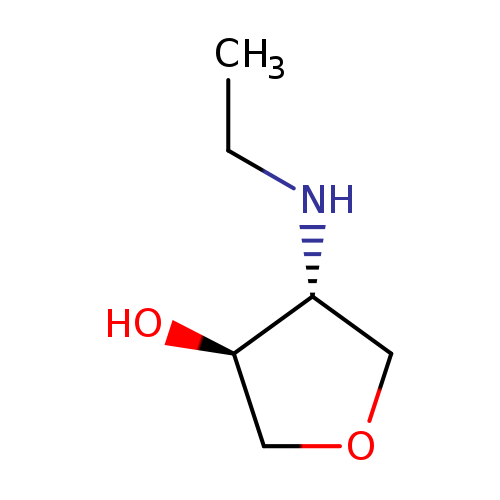 (3R,4S)-4-(Ethylamino)tetrahydrofuran-3-ol
