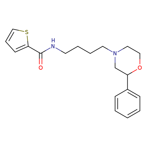 N-[4-(2-phenylmorpholin-4-yl)butyl]thiophene-2-carboxamide