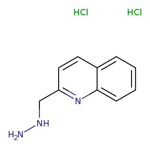 2-(hydrazinylmethyl)quinoline dihydrochloride