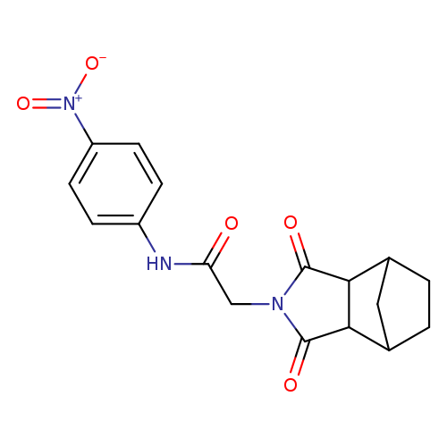 2-(3,5-dioxo-4-azatricyclo[5.2.1.0~2,6~]dec-4-yl)-N-{4-nitrophenyl}acetamide