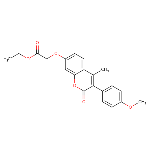 ethyl 2-{[3-(4-methoxyphenyl)-4-methyl-2-oxo-2H-chromen-7-yl]oxy}acetate