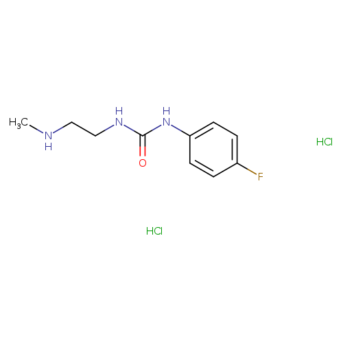 1-(4-fluorophenyl)-3-[2-(methylamino)ethyl]urea dihydrochloride
