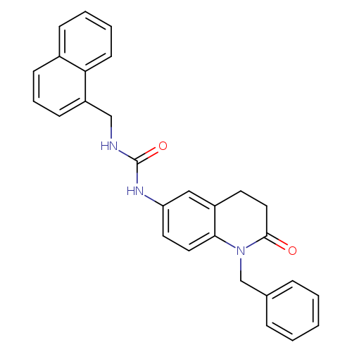 3-(1-benzyl-2-oxo-1,2,3,4-tetrahydroquinolin-6-yl)-1-[(naphthalen-1-yl)methyl]urea
