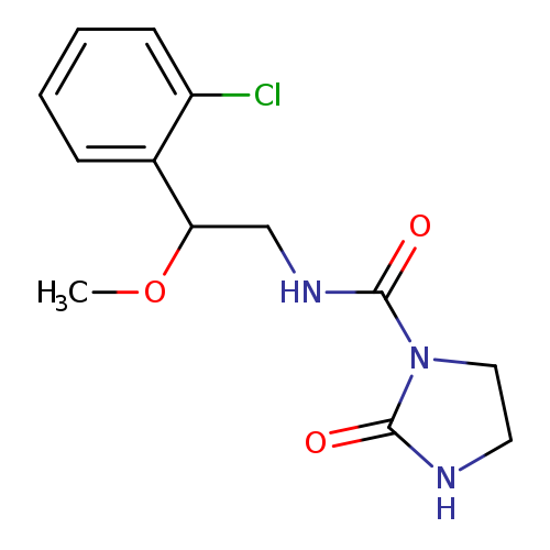 N-[2-(2-chlorophenyl)-2-methoxyethyl]-2-oxoimidazolidine-1-carboxamide