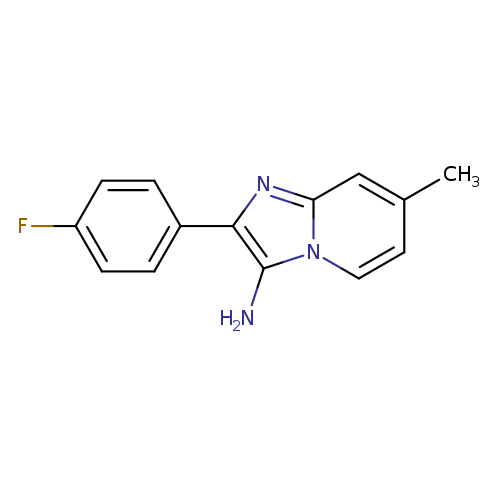 2-(4-Fluorophenyl)-7-methylimidazo[1,2-a]pyridin-3-amine