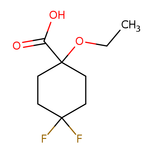 1-ethoxy-4,4-difluorocyclohexane-1-carboxylicacid