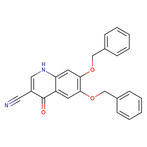 6,7-Bis(benzyloxy)-4-oxo-1,4-dihydroquinoline-3-carbonitrile