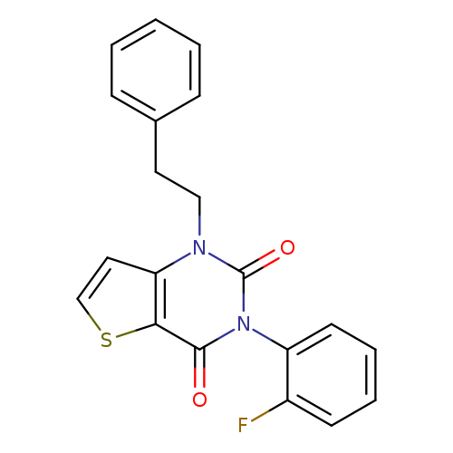 3-(2-fluorophenyl)-1-(2-phenylethyl)-1H,2H,3H,4H-thieno[3,2-d]pyrimidine-2,4-dione