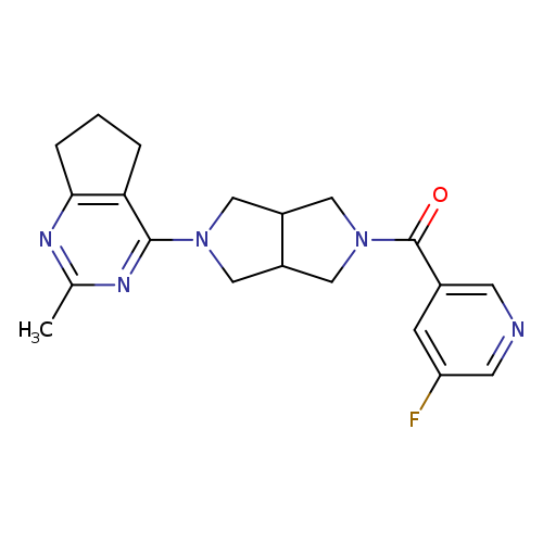 3-fluoro-5-(5-{2-methyl-5H,6H,7H-cyclopenta[d]pyrimidin-4-yl}-octahydropyrrolo[3,4-c]pyrrole-2-carbonyl)pyridine