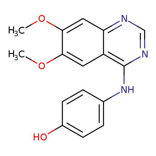 Phenol, 4-[(6,7-dimethoxy-4-quinazolinyl)amino]-