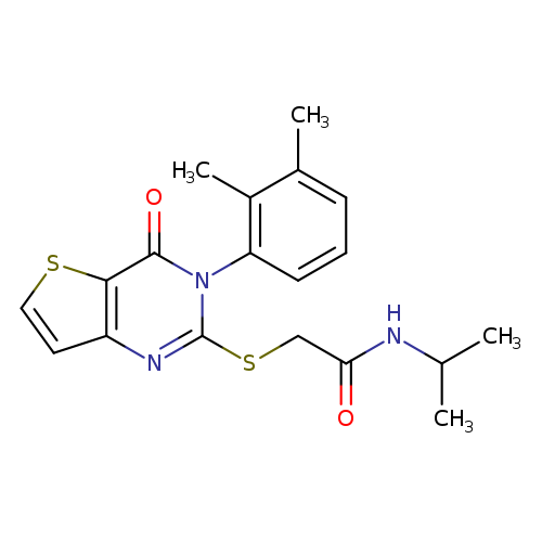 2-{[3-(2,3-dimethylphenyl)-4-oxo-3H,4H-thieno[3,2-d]pyrimidin-2-yl]sulfanyl}-N-(propan-2-yl)acetamide