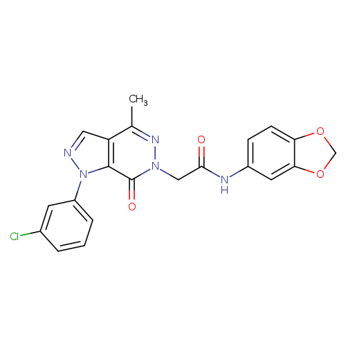 N-(2H-1,3-benzodioxol-5-yl)-2-[1-(3-chlorophenyl)-4-methyl-7-oxo-1H,6H,7H-pyrazolo[3,4-d]pyridazin-6-yl]acetamide