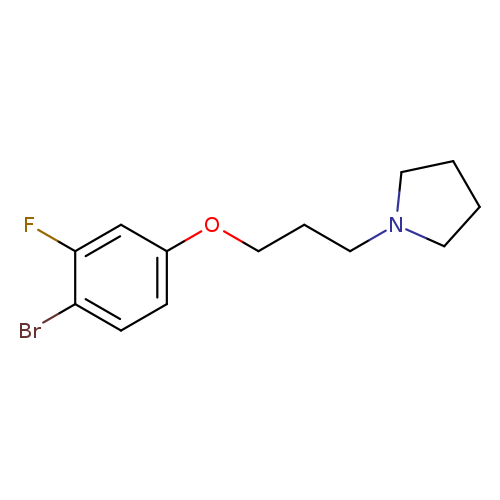 1-[3-(4-bromo-3-fluorophenoxy)propyl]pyrrolidine