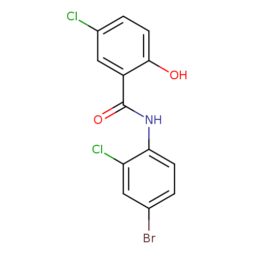 N-(4-bromo-2-chlorophenyl)-5-chloro-2-hydroxybenzamide
