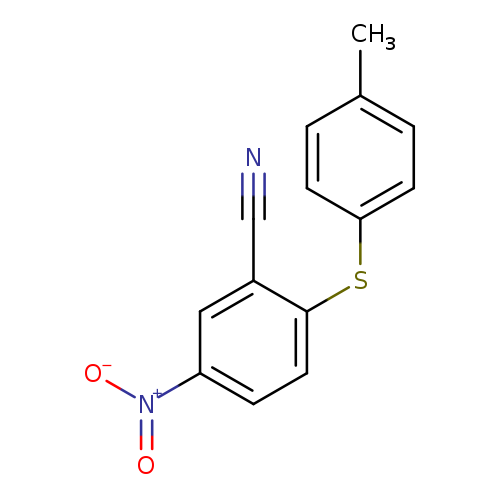 2-[(4-methylphenyl)sulfanyl]-5-nitrobenzonitrile