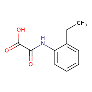 [(2-Ethylphenyl)amino](oxo)acetic acid