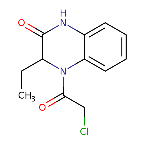 4-(2-chloroacetyl)-3-ethyl-1,2,3,4-tetrahydroquinoxalin-2-one