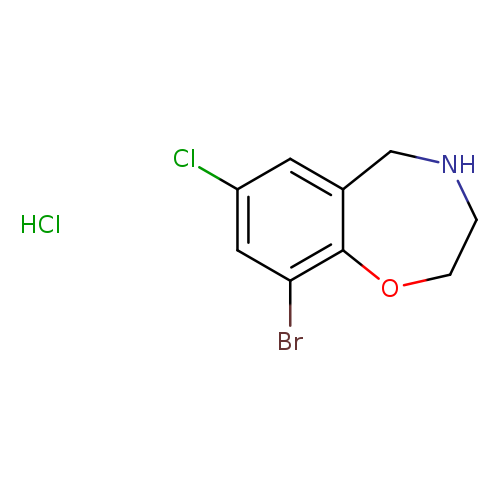 9-bromo-7-chloro-2,3,4,5-tetrahydro-1,4-benzoxazepine hydrochloride