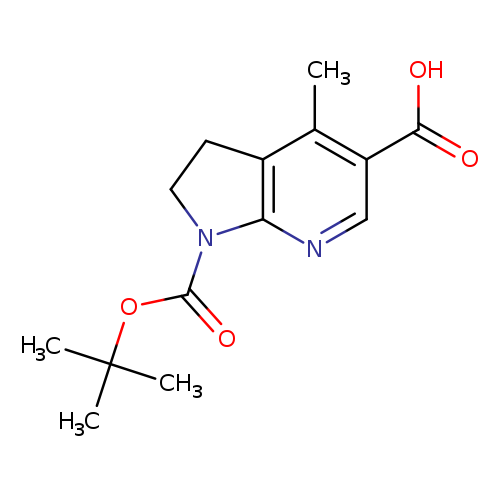 1-[(tert-butoxy)carbonyl]-4-methyl-1H,2H,3H-pyrrolo[2,3-b]pyridine-5-carboxylicacid