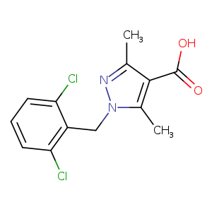 1-[(2,6-dichlorophenyl)methyl]-3,5-dimethyl-1H-pyrazole-4-carboxylic acid