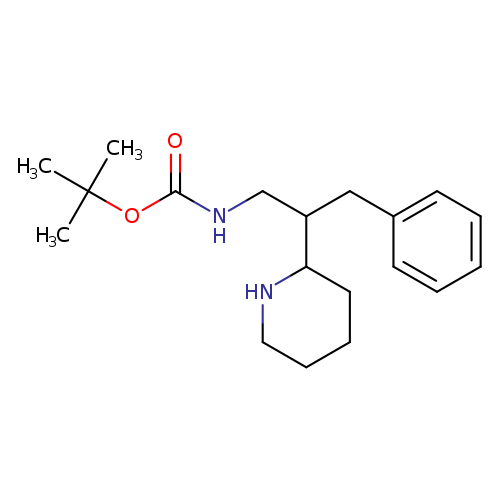 tert-butyl N-[3-phenyl-2-(piperidin-2-yl)propyl]carbamate