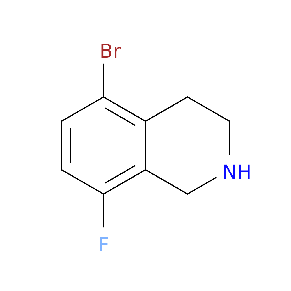 5-BROMO-8-FLUORO-1,2,3,4-TETRAHYDROISOQUINOLINE